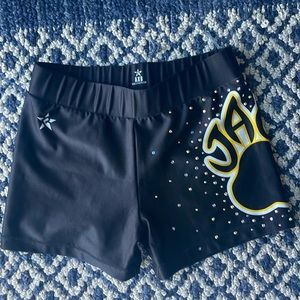 Topgun Cheer bedazzled shorts